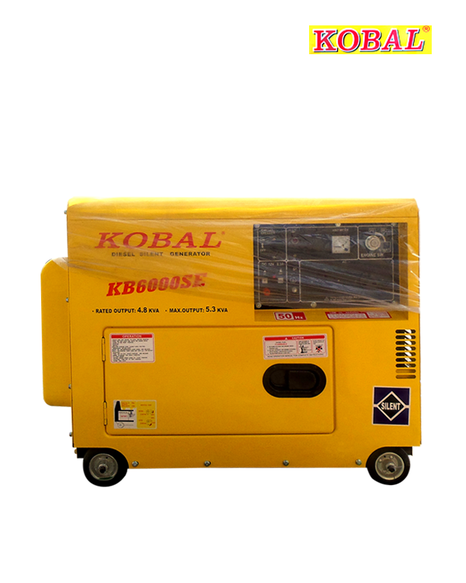 KOBAL KB6000SE Silent Diesel Generator - 4.8KVA